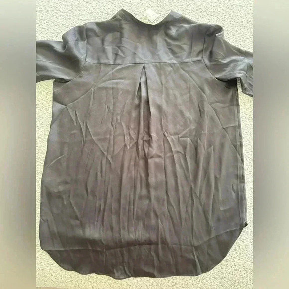 H&M Long Flowing Black Blouse Women’s Size 14 NWT - Picture 3 of 10